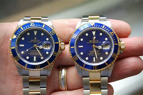 difference between fake rolex and real